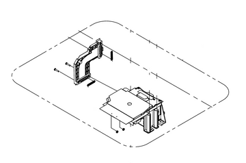 Epson PN 1687446 Duct CR Assy