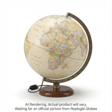 Replogle Globes National Geographic ADAMS Illuminated Antique - EN