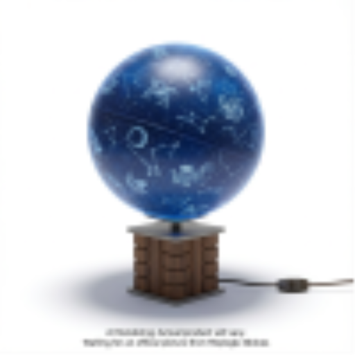 Replogle Globes Frank Lloyd Wright Collection? GLENCOE CONSTELLATION Illuminated Blue Constellation - EN