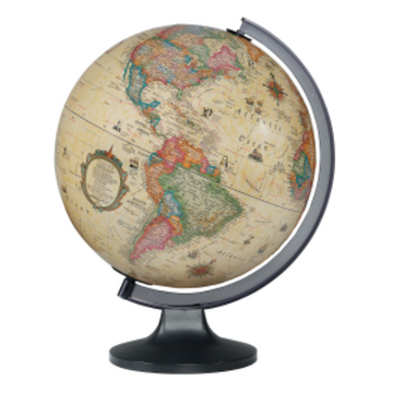 Replogle Globes Copenhagen 12"/30Cm Diameter Antique Ocean Illuminated Desk Globe (French)