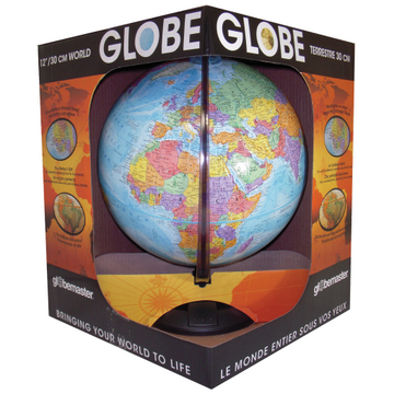 Replogle Globes Globemaster-12"/30Cm Diameter Blue Ocean Desk Globe (English)
