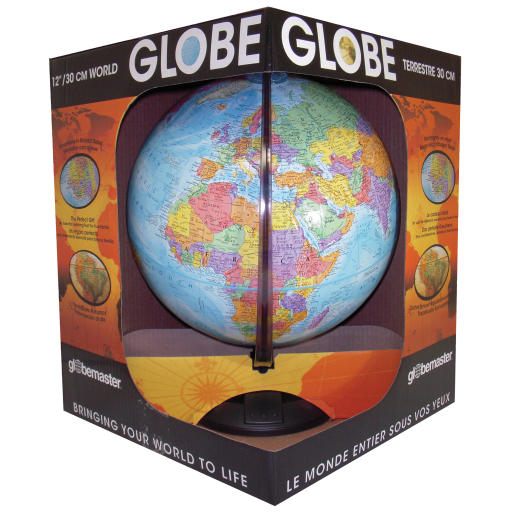 Replogle Globes Globemaster-12"/30Cm Diameter Blue Ocean Desk Globe (English)