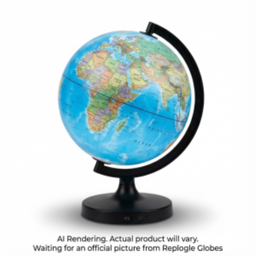Replogle Globes TERENNE Illuminated Blue - EN