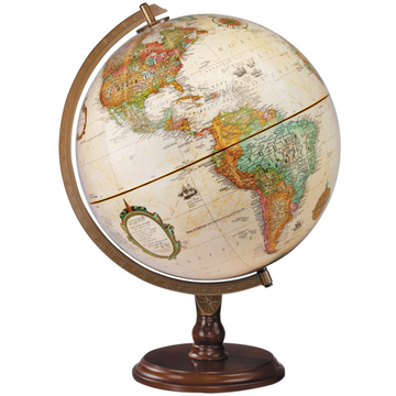 Replogle Globes Lenox 12"/30Cm Diameter Antique Ocean Desk Globe (French)