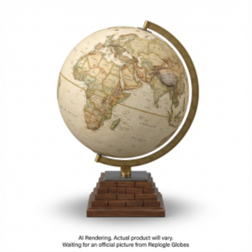 Replogle Globes Frank Lloyd Wright Collection? GLENCOE Antique - EN