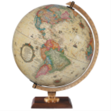 Replogle Globes Forester 9"/22.9Cm Diameter Antique Ocean Desk Globe (French)