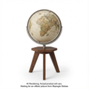 Replogle Globes SAN MARCOS - Frank Lloyd Wright Collection Antique - (French)
