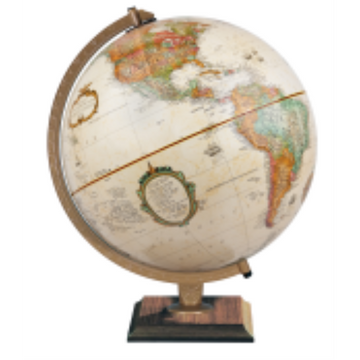 Replogle Globes Spokane 12"/30Cm Diameter Antique Ocean Desk Globe (English)