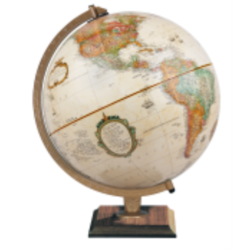Replogle Globes Spokane 12"/30Cm Diameter Antique Ocean Desk Globe (English)