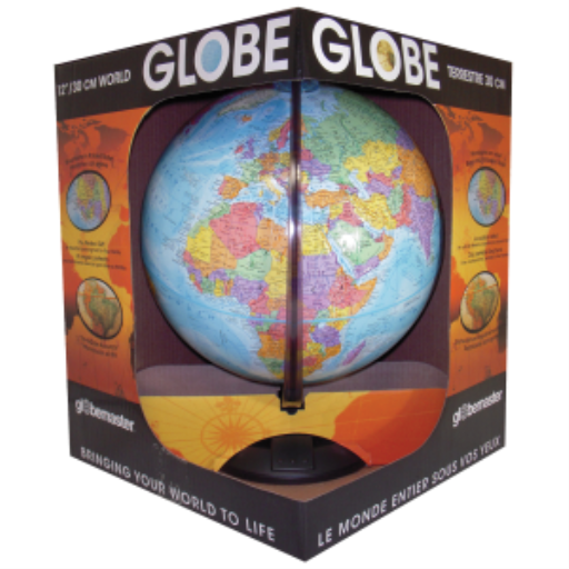 Replogle Globes Globemaster-12"/30Cm Diameter Blue Ocean Desk Globe (French)