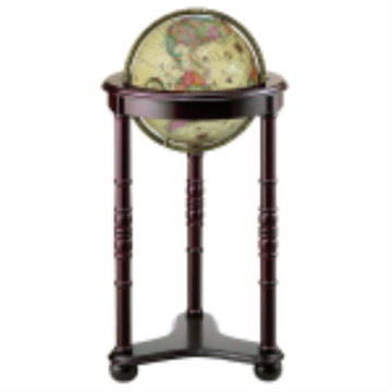 Replogle Globes Lancaster 12"/30Cm Diameter Antique Ocean Illuminated Desk Globe (English)