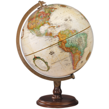 Replogle Globes Lenox 12"/30Cm Diameter Antique Ocean Desk Globe (English)