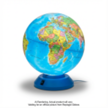 Replogle Globes ROTATING GLOBE Illuminated with AR Blue - EN