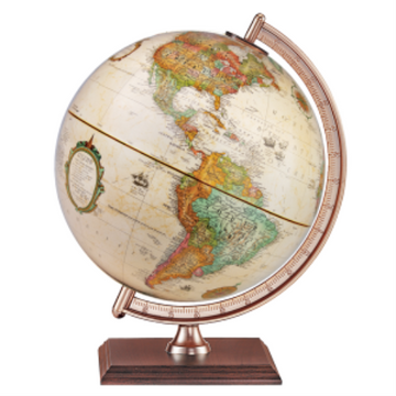 Replogle Globes Forester 9"/22.9Cm Diameter Antique Ocean Desk Globe (English)