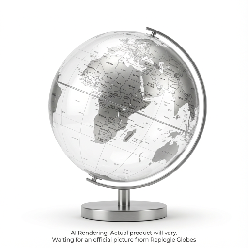 Replogle Globes CRYSTAL MARQUISE Clear/Silver - EN