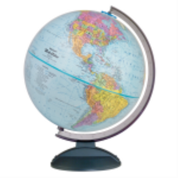 Replogle Globes Traveler 12"/30Cm Diameter Blue Ocean Desk Globe (English)