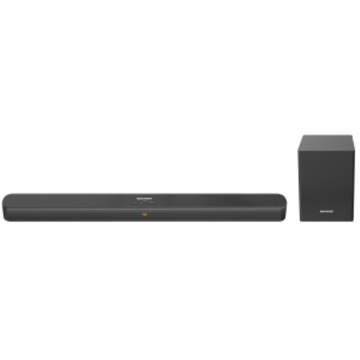 Sharp HT-SBW192 2.1-Channel Sound Bar – Wireless Subwoofer, Bluetooth, HDMI ARC