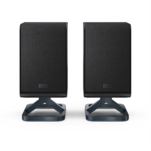 Sharp 2.0.2 Wireless Rear Surround Speakers, Black