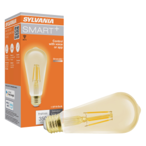 LEDVANCE SMART+ WiFi Filament Amber: ST19 Amber White (2000K)