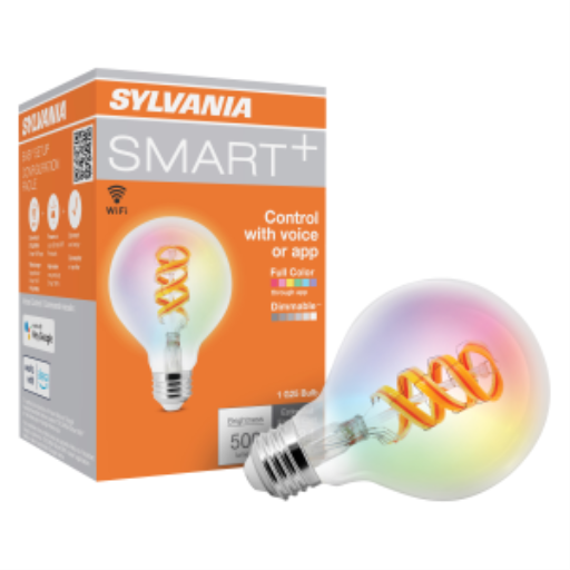 LEDVANCE SMART+ WiFi Filament Color + 2000K:  G25 Color and Amber White (2000K)