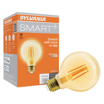 LEDVANCE SMART+ WiFi Filament Amber : G25 Ambre Blanc (2000K)