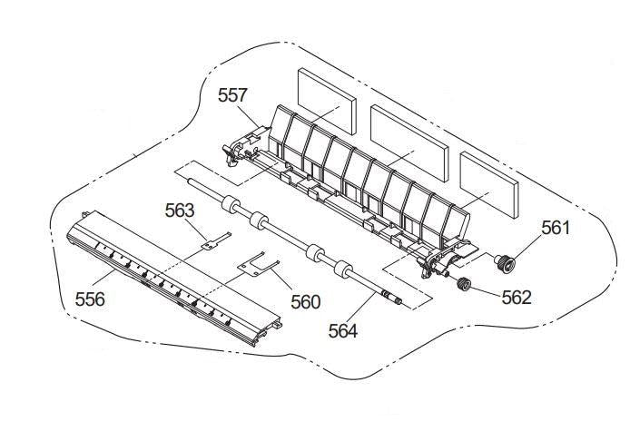 Epson 1274270 Eject Paper Guide LQ-590 FX-890 1680506 | OEM | 123 Distribution