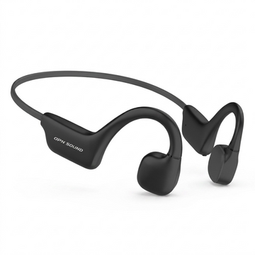 OPN Sound Osso Open-Ear Bone Conduction Wireless Headphones IPX5 Water Resistant, 9-Hour Battery