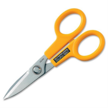 Olfa SCS-1 5" Serrated-Edge Stainless Steel Scissors