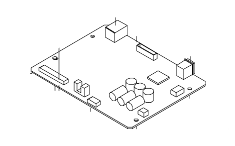 Epson PN 2180198 Main PCB Assy V600