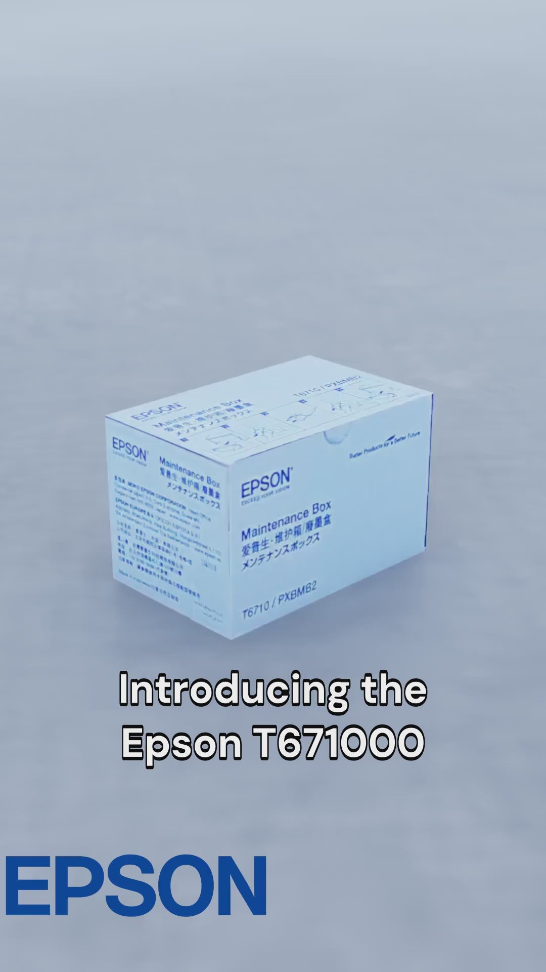 Epson T671000 Ink Maintenance Box / WorkForce Pro 4010, 4020